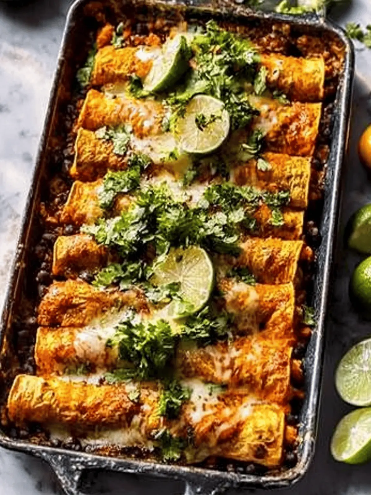 Crispy Black Bean Sweet Potato Enchiladas You’ll Crave Tonight