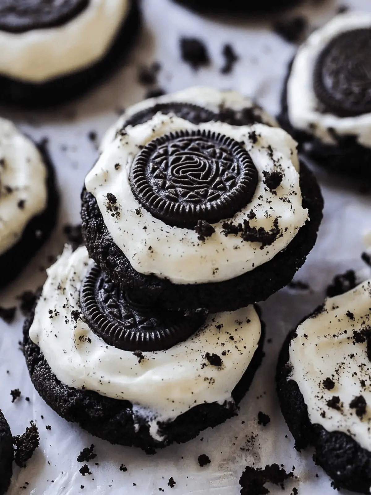 Copycat Crumbl Oreo Cookies