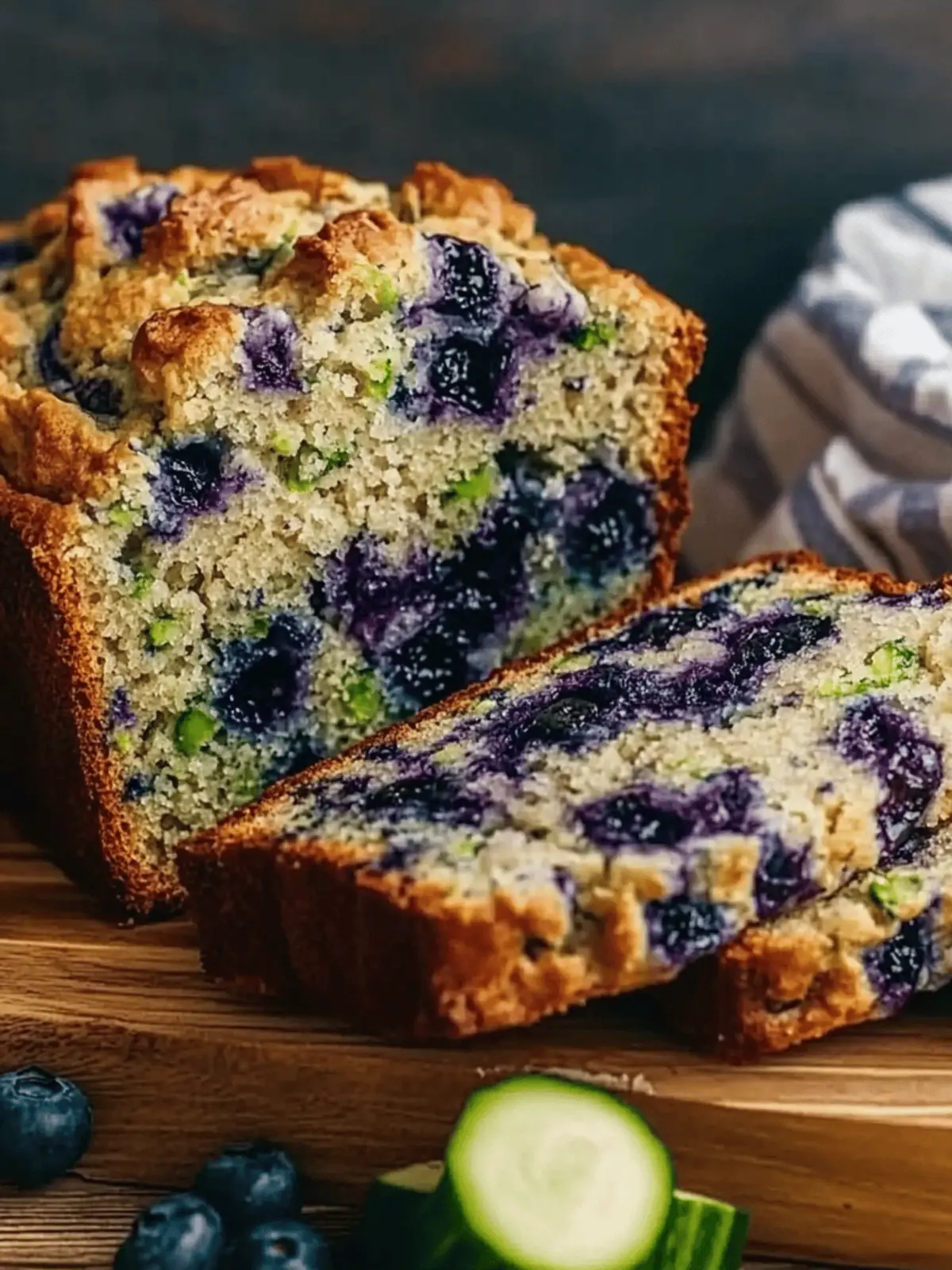 Fresh Blueberry Zucchini Bread for a Moist Summer Treat