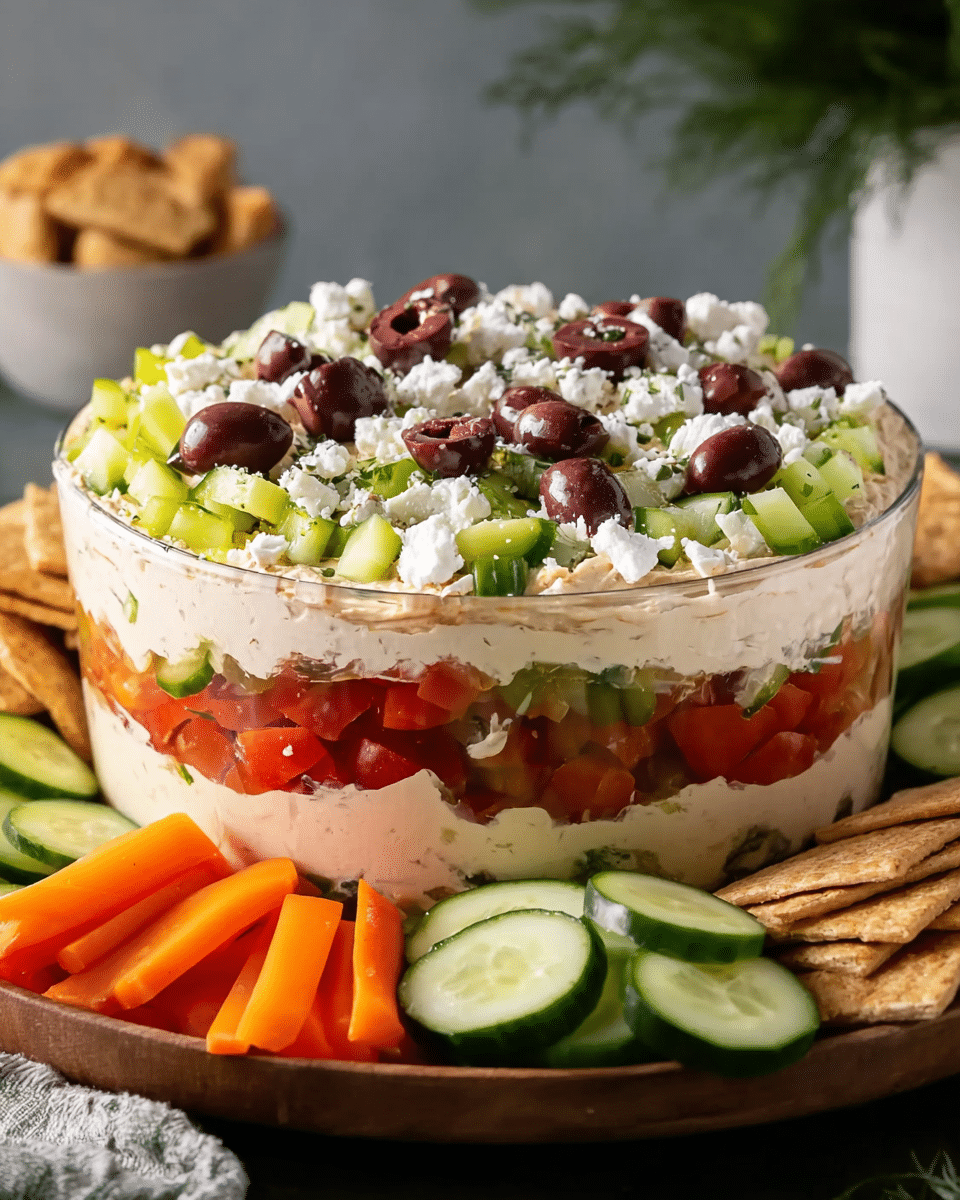 Layered Greek Dip