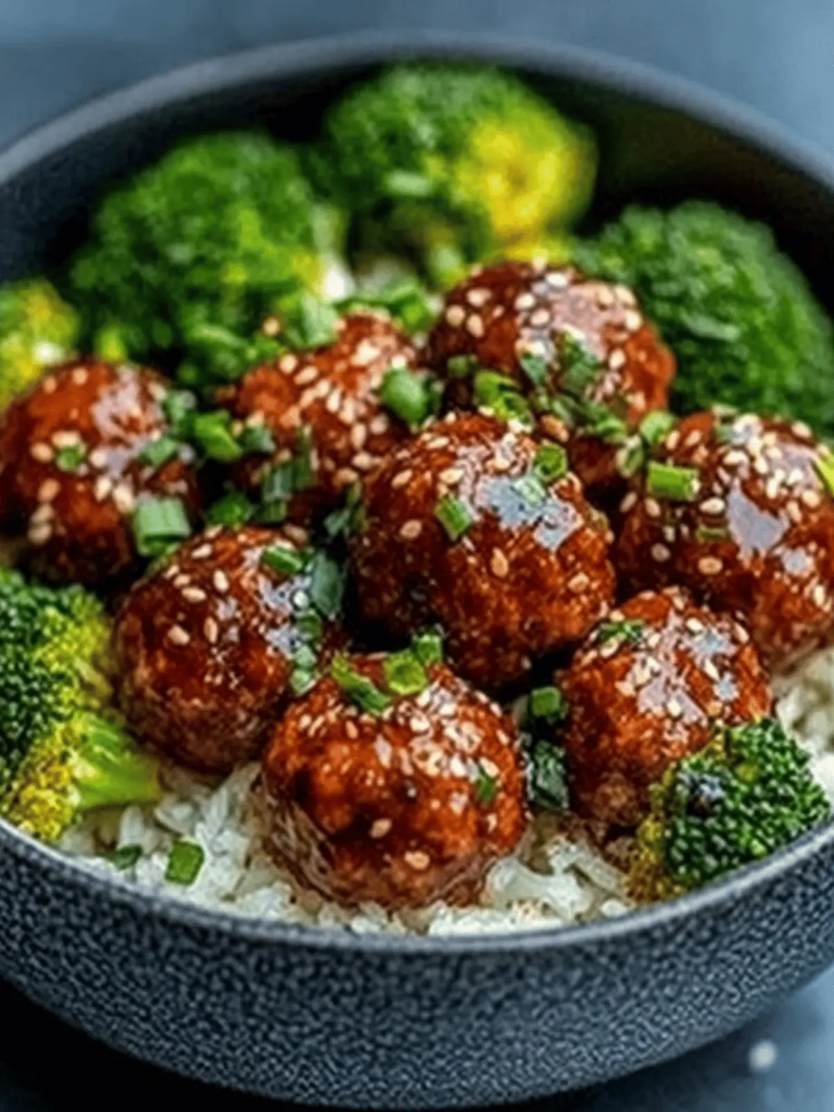 Sticky Mongolian Meatballs and Broccoli: A Fun Family Feast