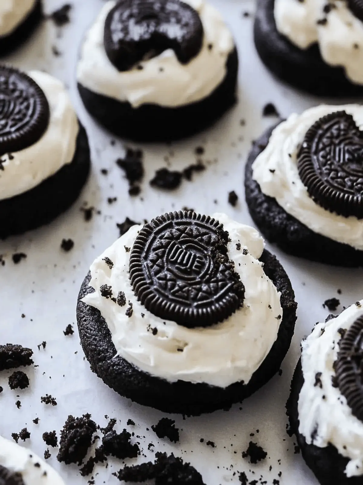 Copycat Crumbl Oreo Cookies