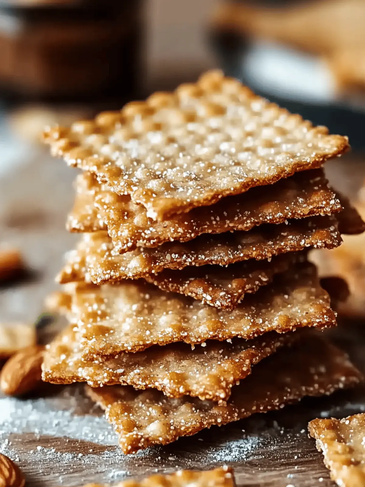 Crispy Keto Almond Flour Crackers