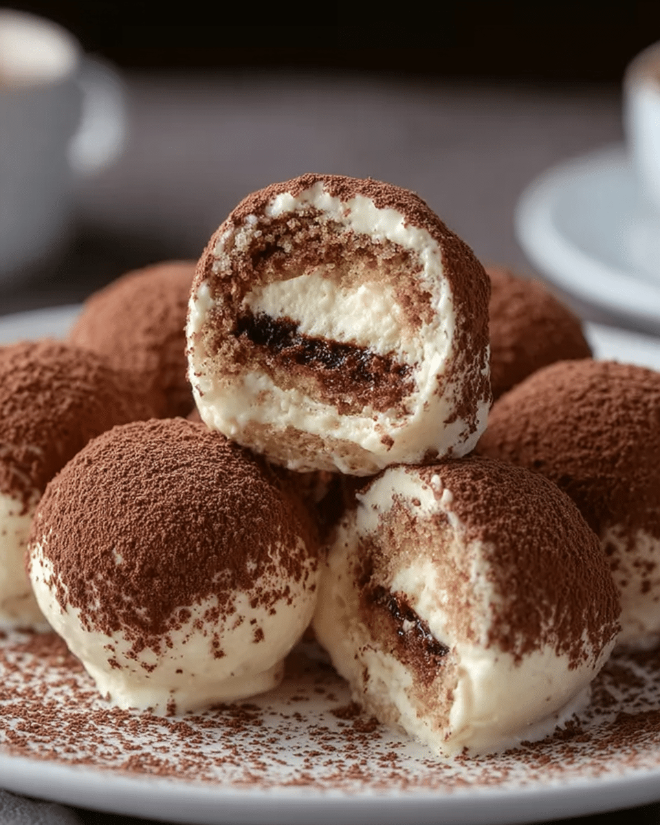 10 Minute Tiramisu Balls