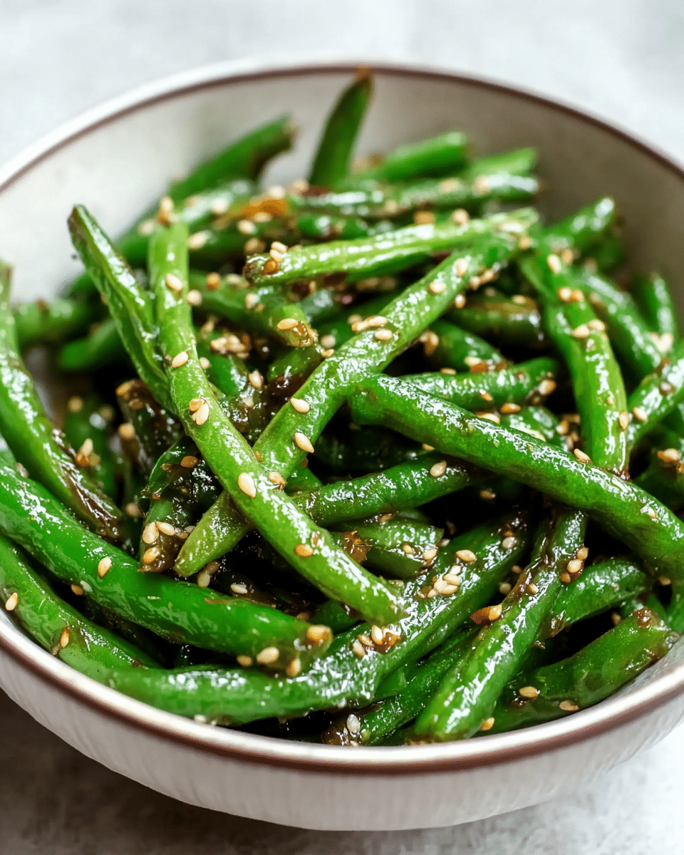 Garlic Sesame Green Beans
