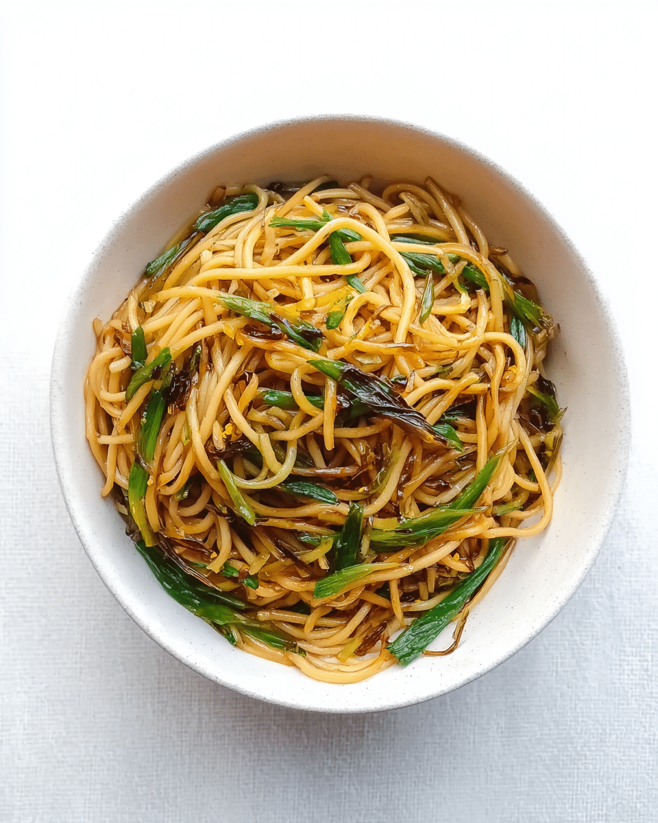 Gluten-Free Scallion Oil Noodles