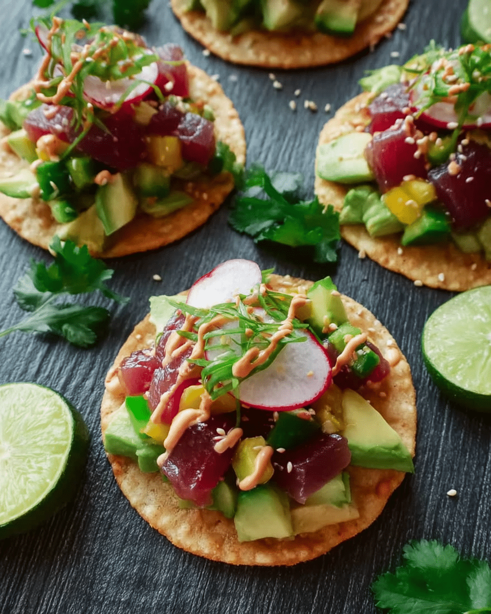 The Best Ahi Tuna Tostada