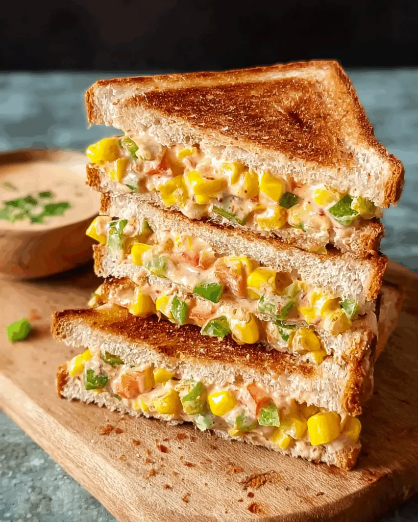 Corn Capsicum Sandwich