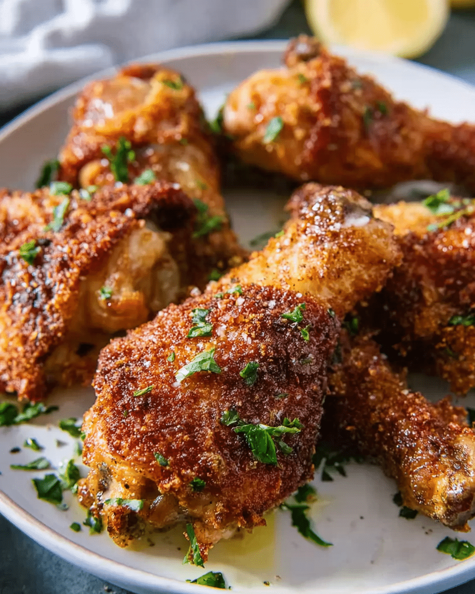 Easy Air Fryer Shake and Bake Chicken