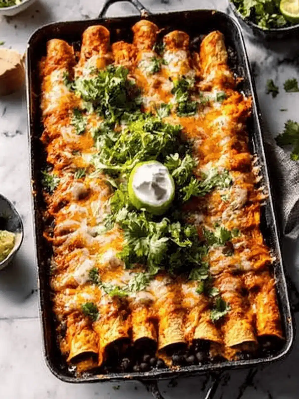 Crispy Black Bean Sweet Potato Enchiladas You’ll Crave Tonight