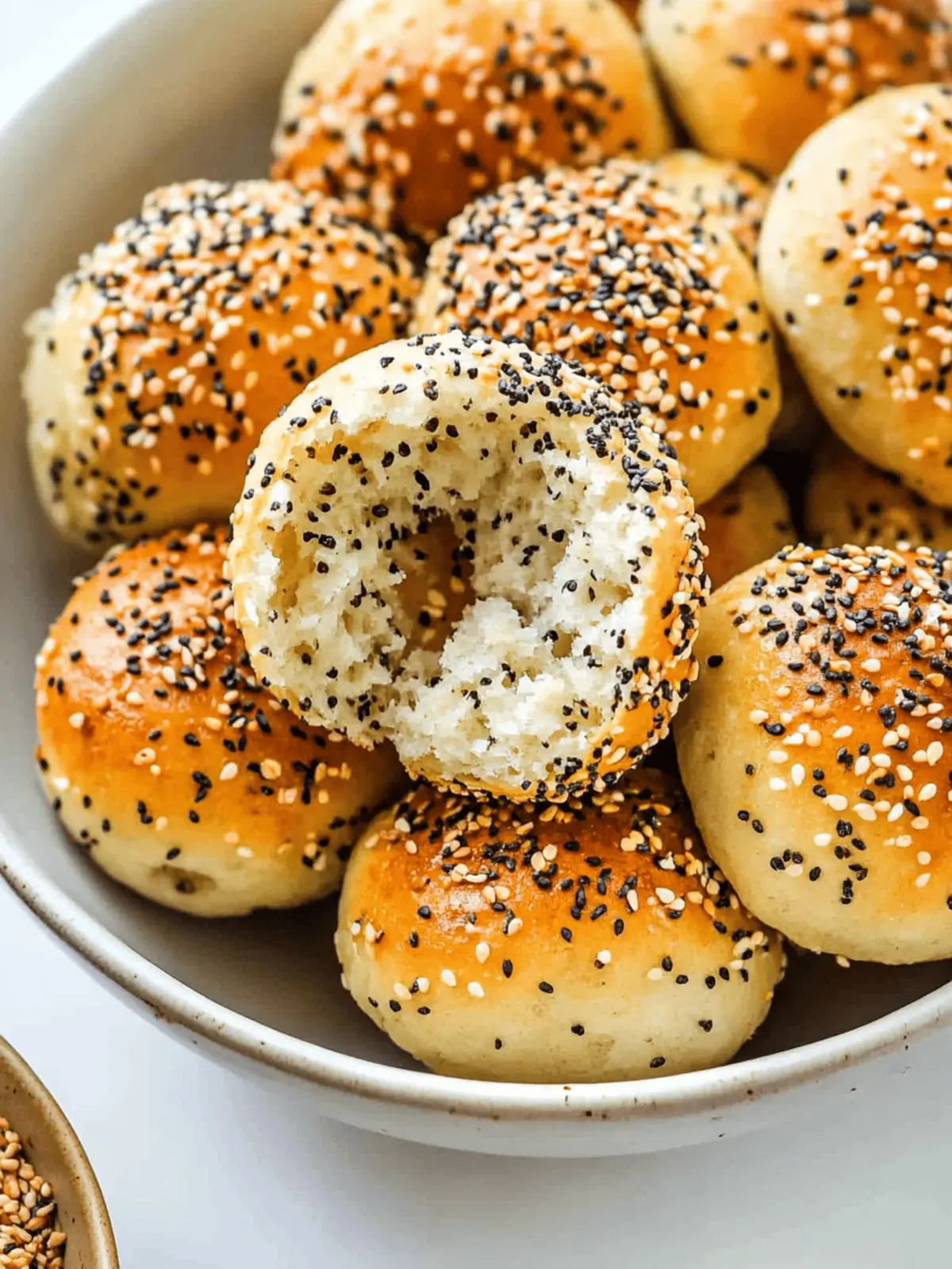 Air Fryer Mini Bagels