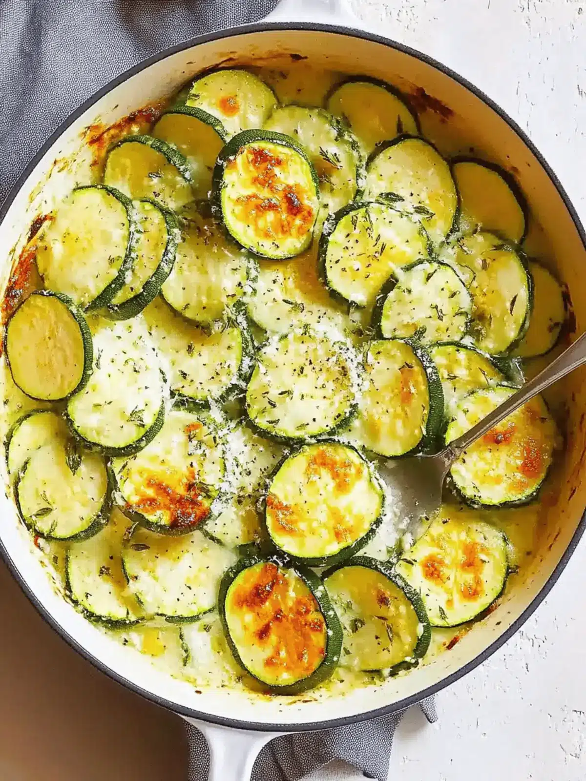 45-Minute Parmesan Zucchini Gratin That Will Wow Your Family