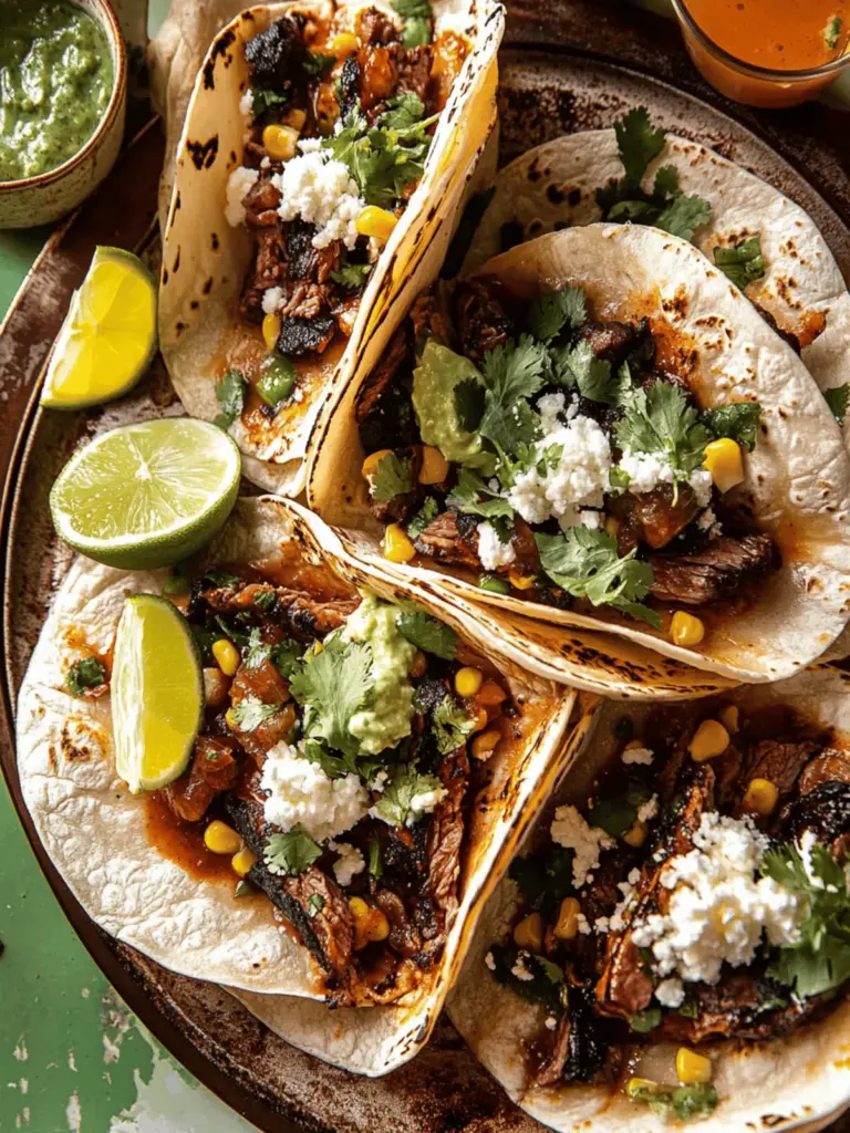 Sheet Pan Steak and Chipotle Corn Tacos