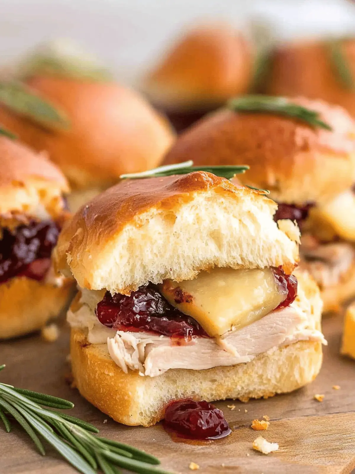 Savory Turkey Cranberry Brie Sliders for Cozy Gatherings