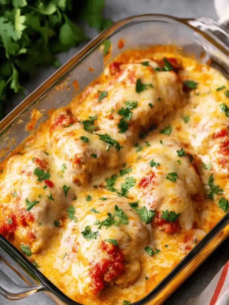 Baked Queso Chicken