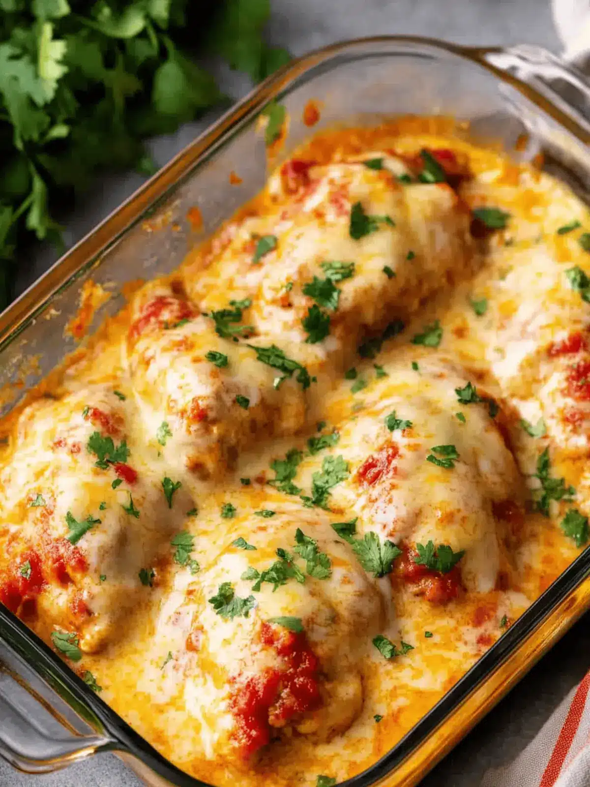 Baked Queso Chicken