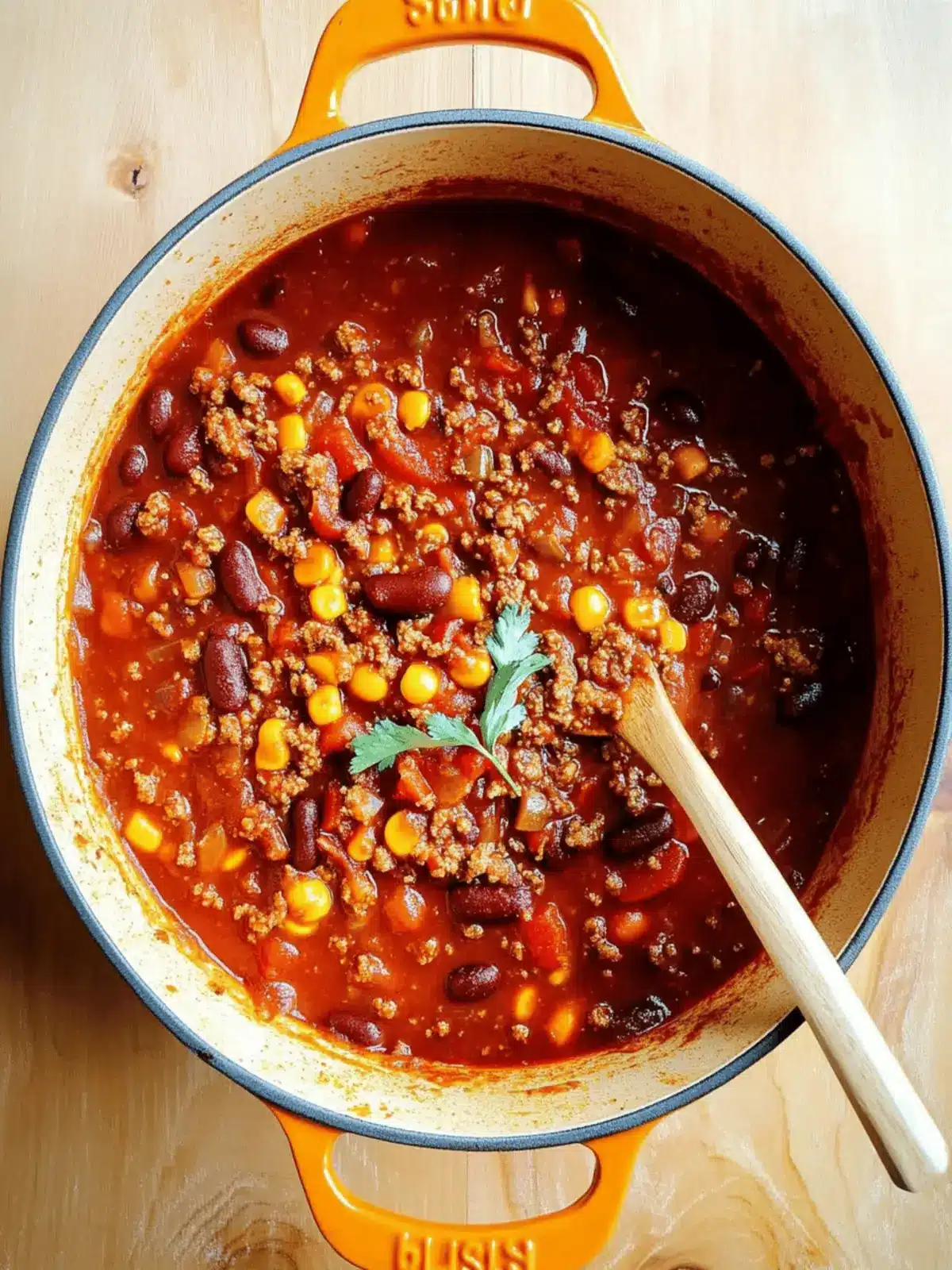 Hearty Dutch Oven Chili with Sweet Potatoes for Cozy Nights