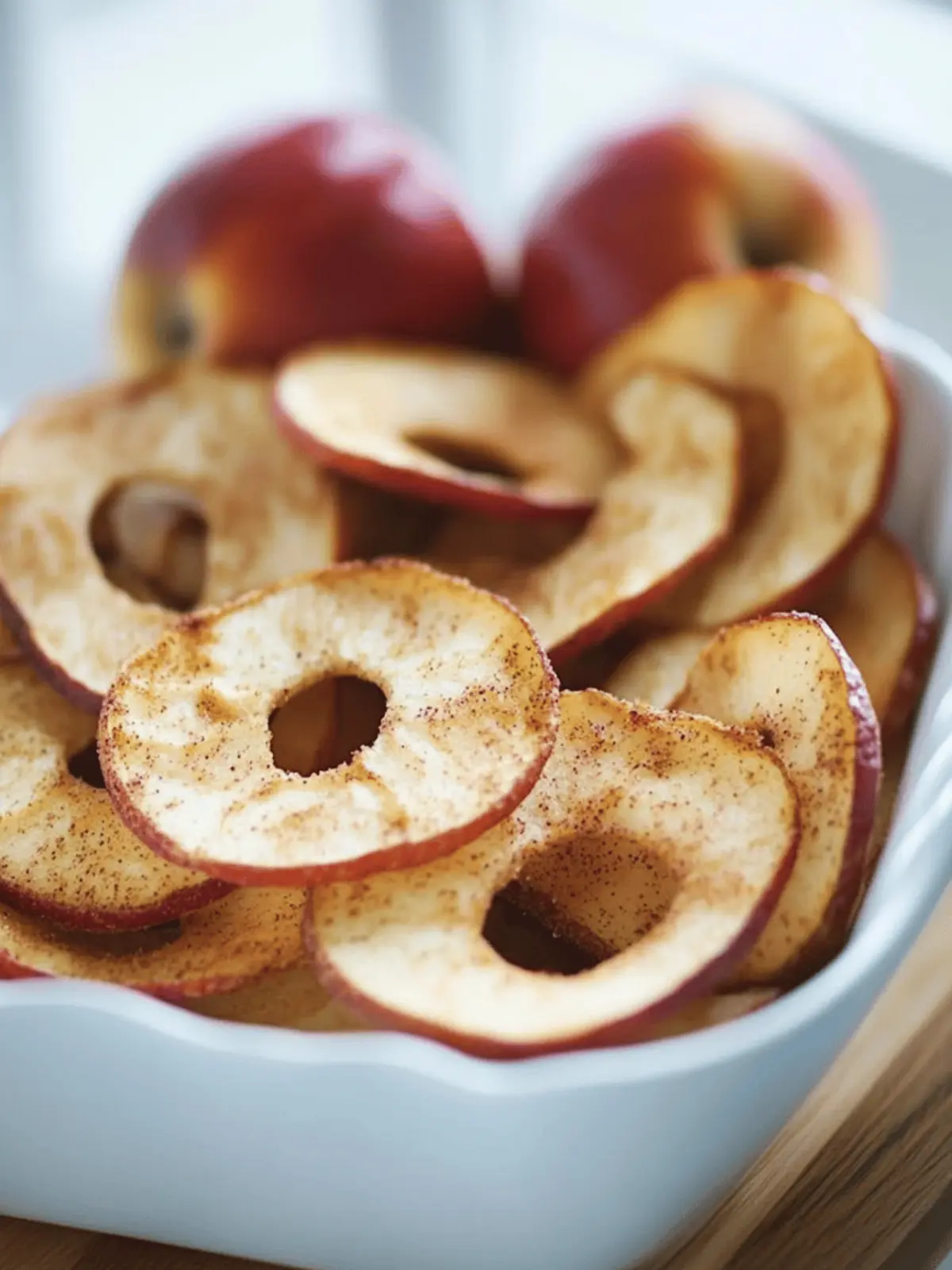 Homemade Cinnamon Apple Chips