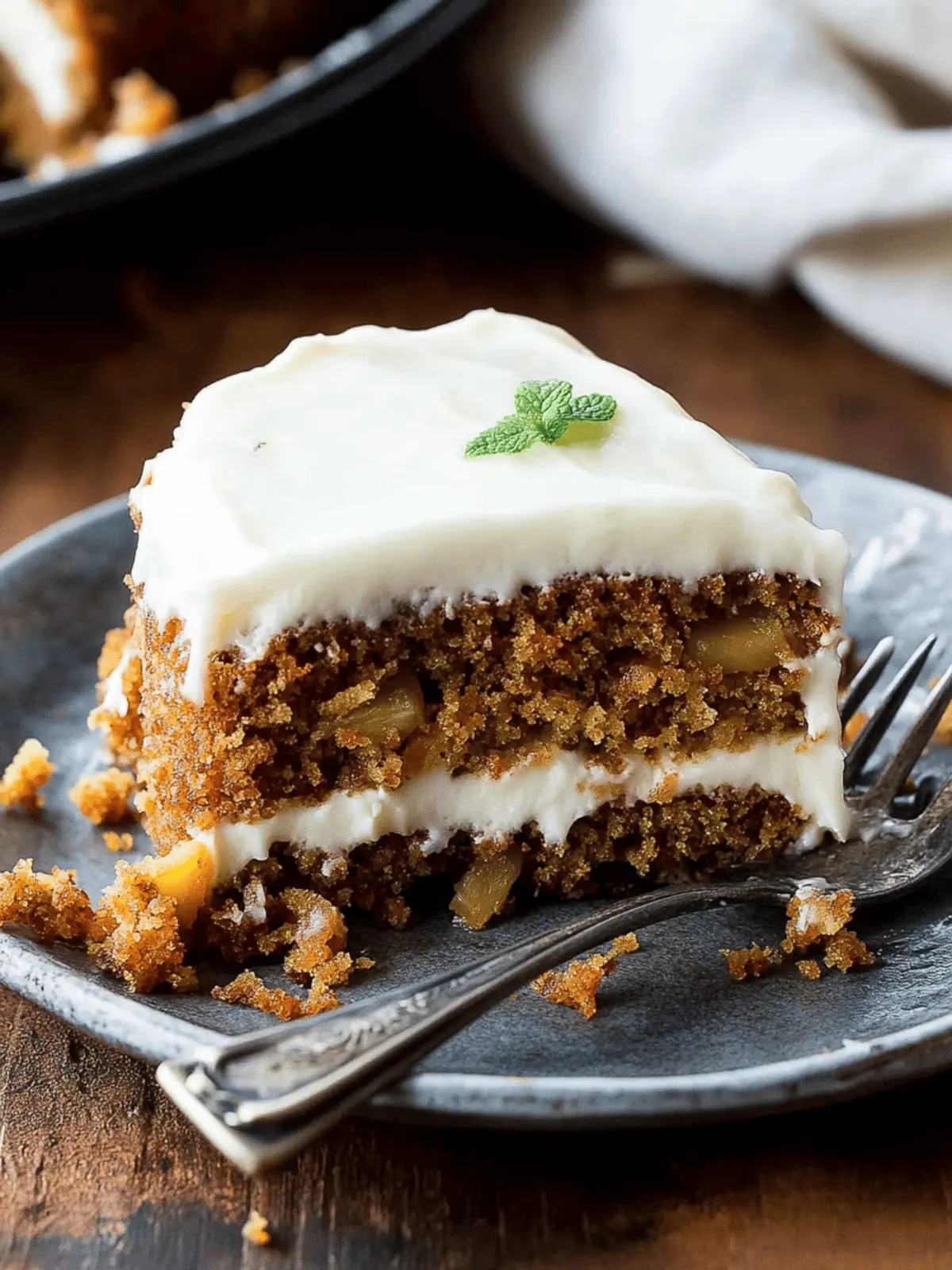 Moist Pineapple Carrot Cake with Cream Cheese Frosting Bliss
