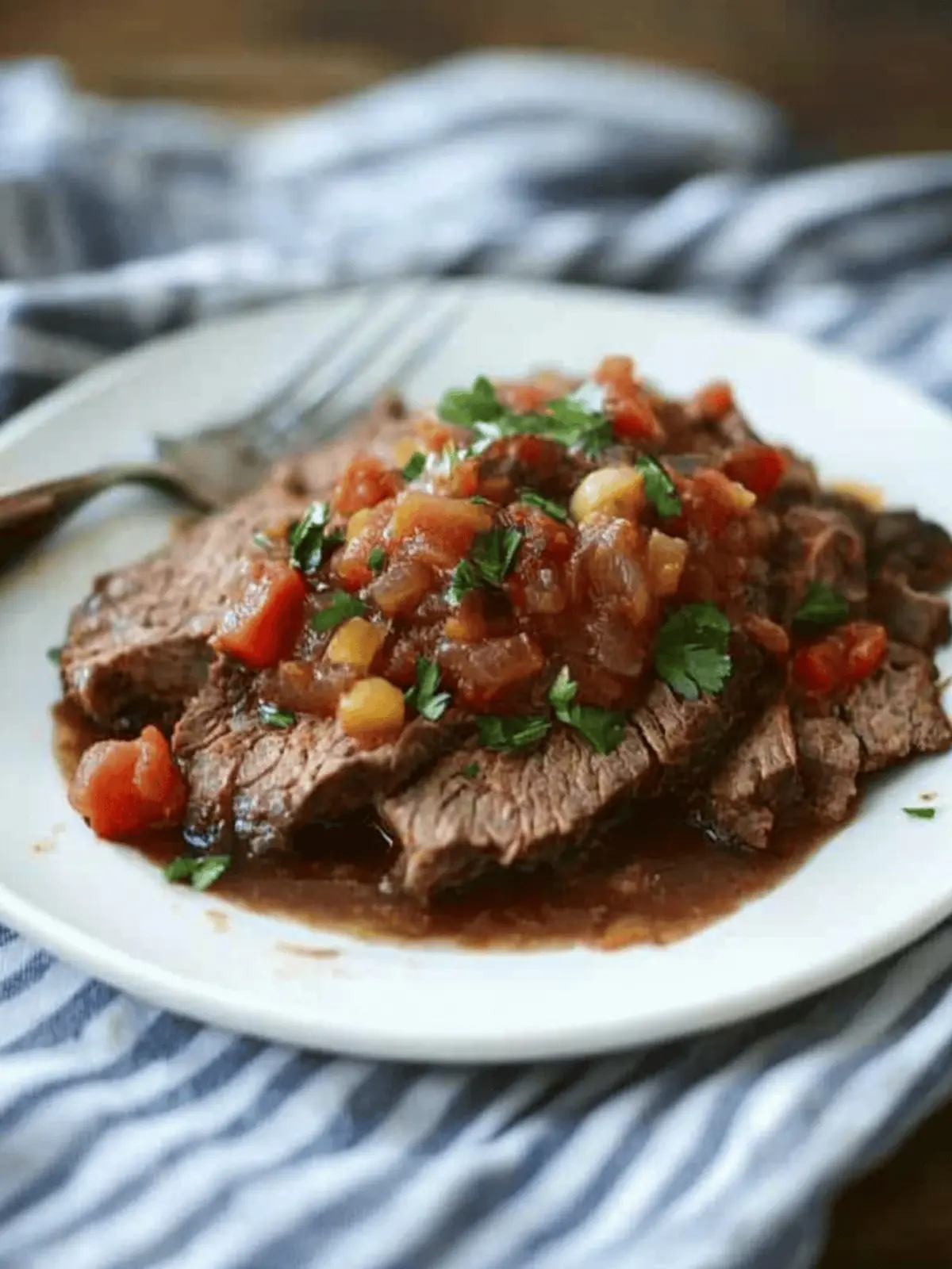 Braised Cinnamon Whiskey Beef Brisket