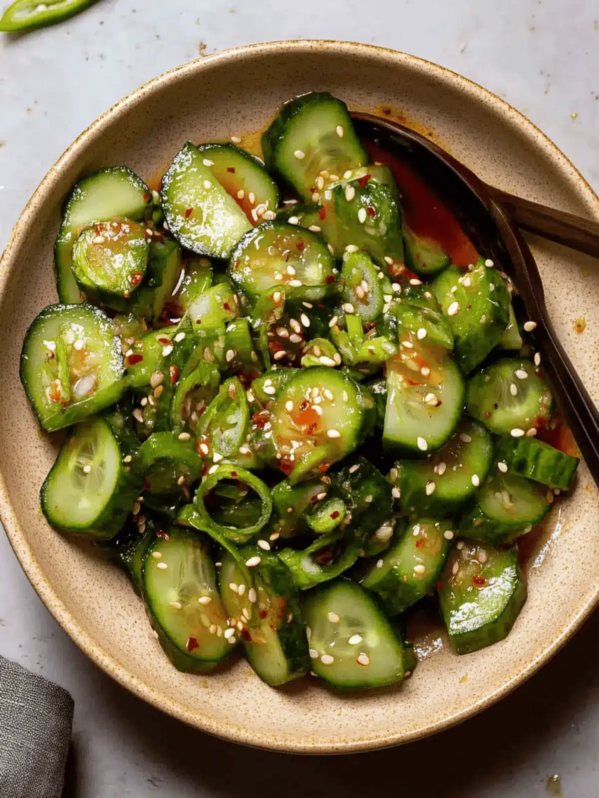 Spicy Cucumber Salad