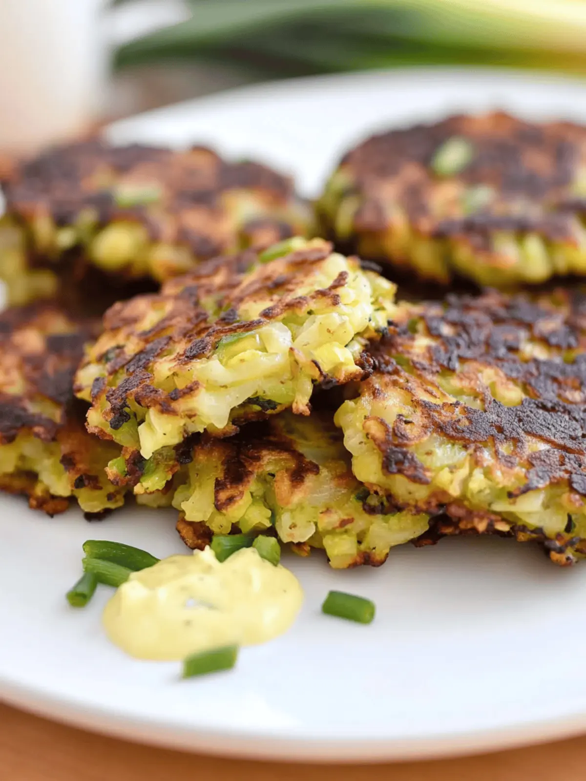 Leek Patties for Rosh Hashanah