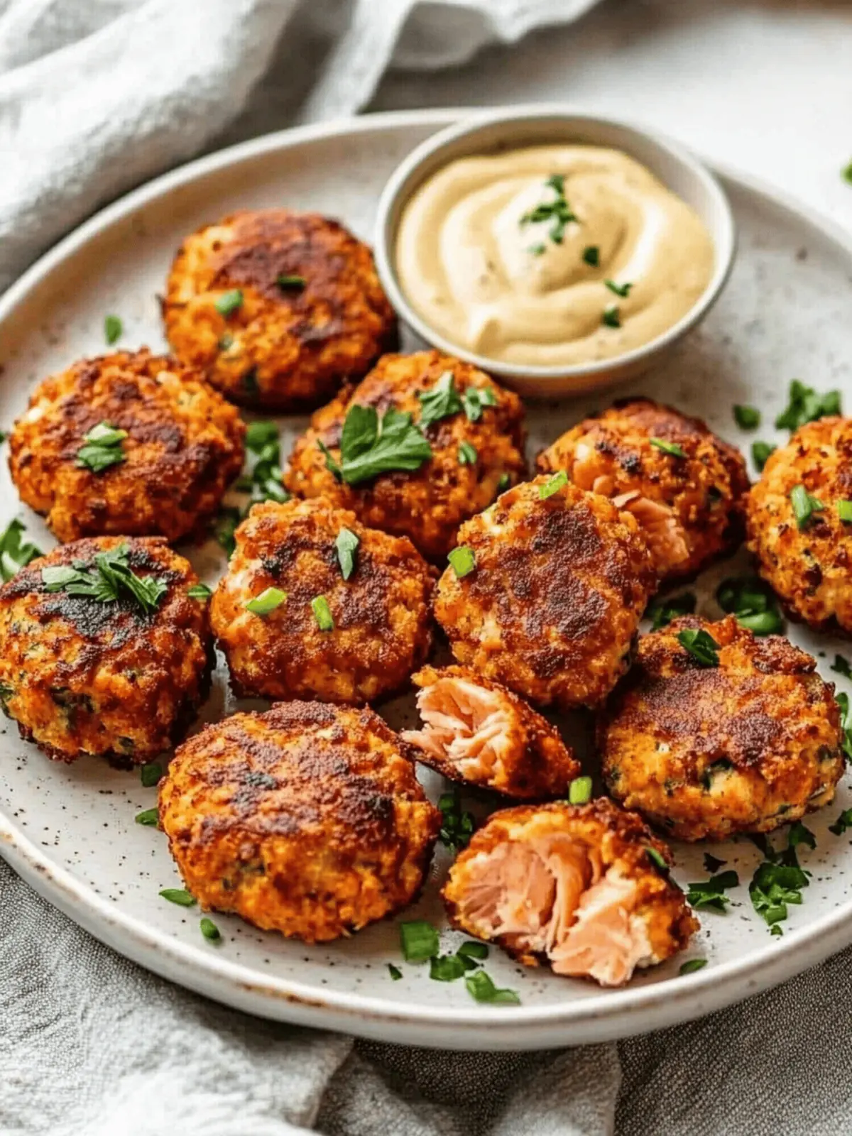 Crispy Pan Fried Salmon Croquettes (with Fresh Salmon)