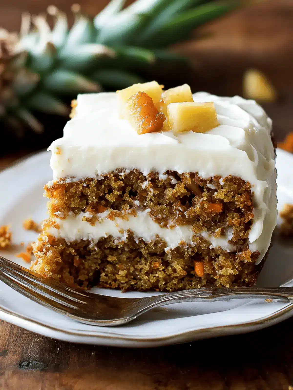 Moist Pineapple Carrot Cake with Cream Cheese Frosting Bliss