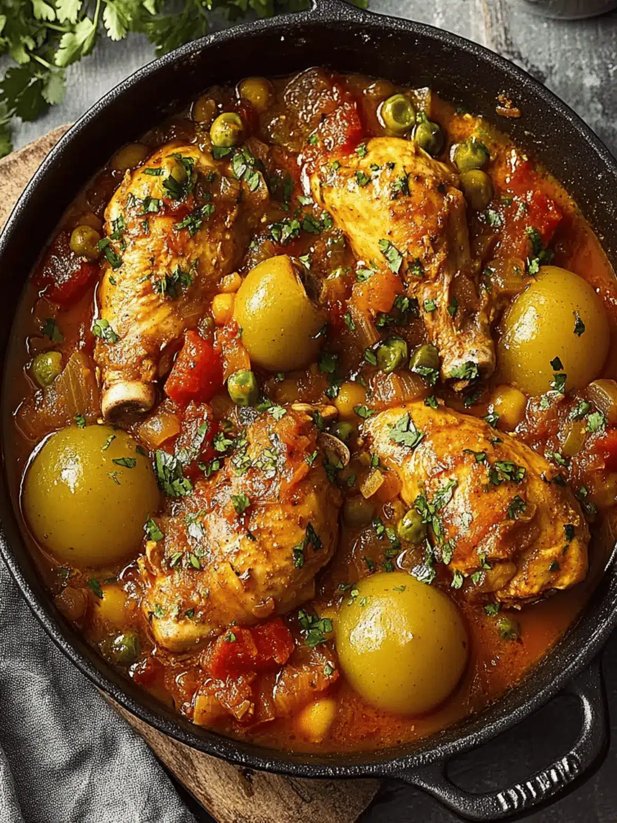 Pollo Guisado (Puerto Rican Braised Chicken)
