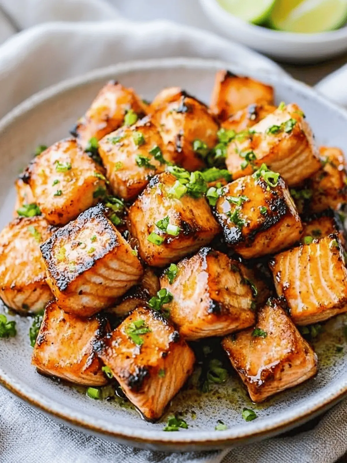 Air Fryer Salmon Bites