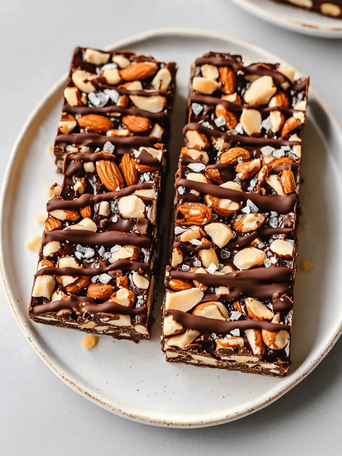Irresistible Dark Chocolate and Sea Salt Nut Bars to Savor
