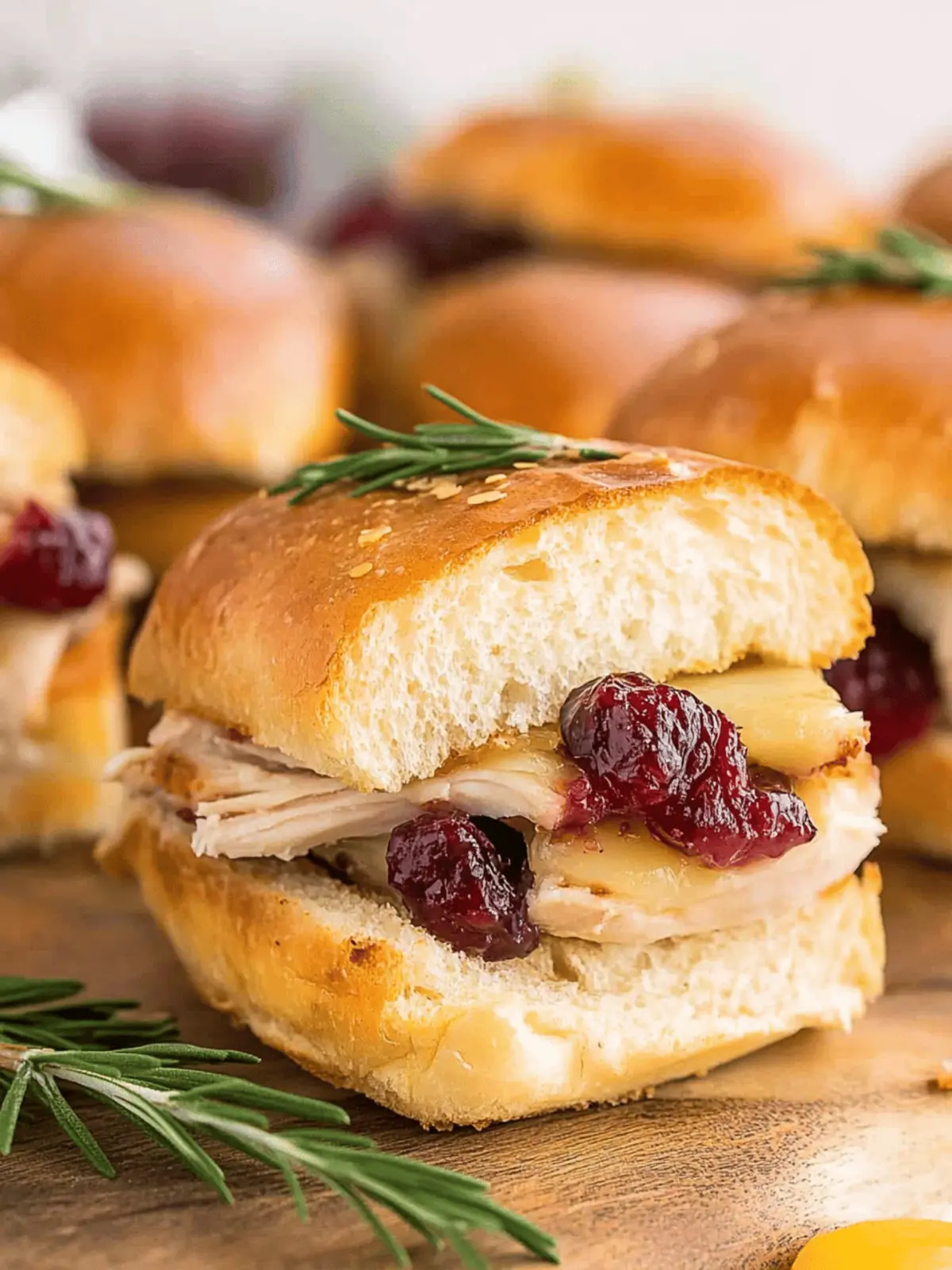 Savory Turkey Cranberry Brie Sliders for Cozy Gatherings
