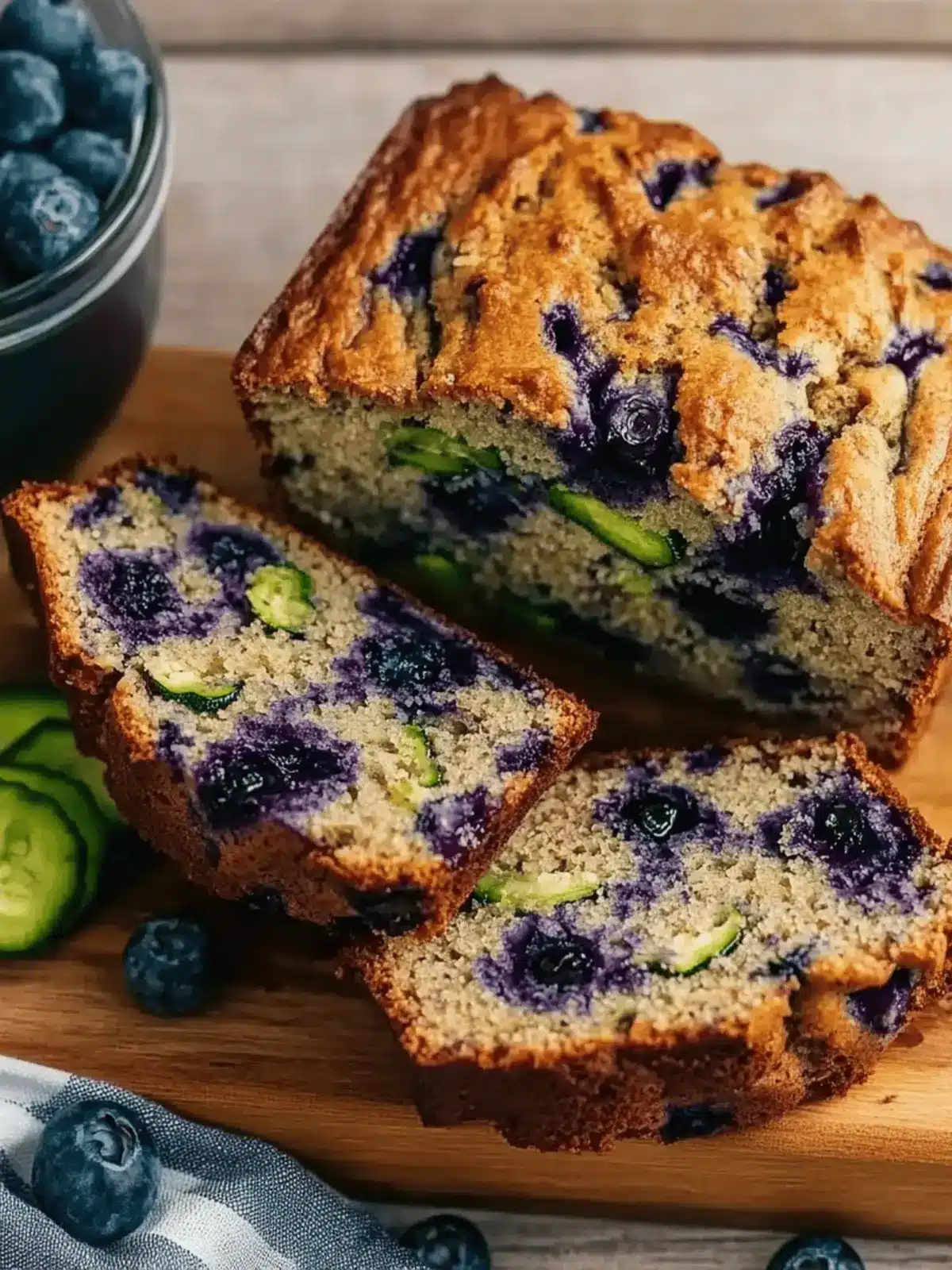 Fresh Blueberry Zucchini Bread for a Moist Summer Treat