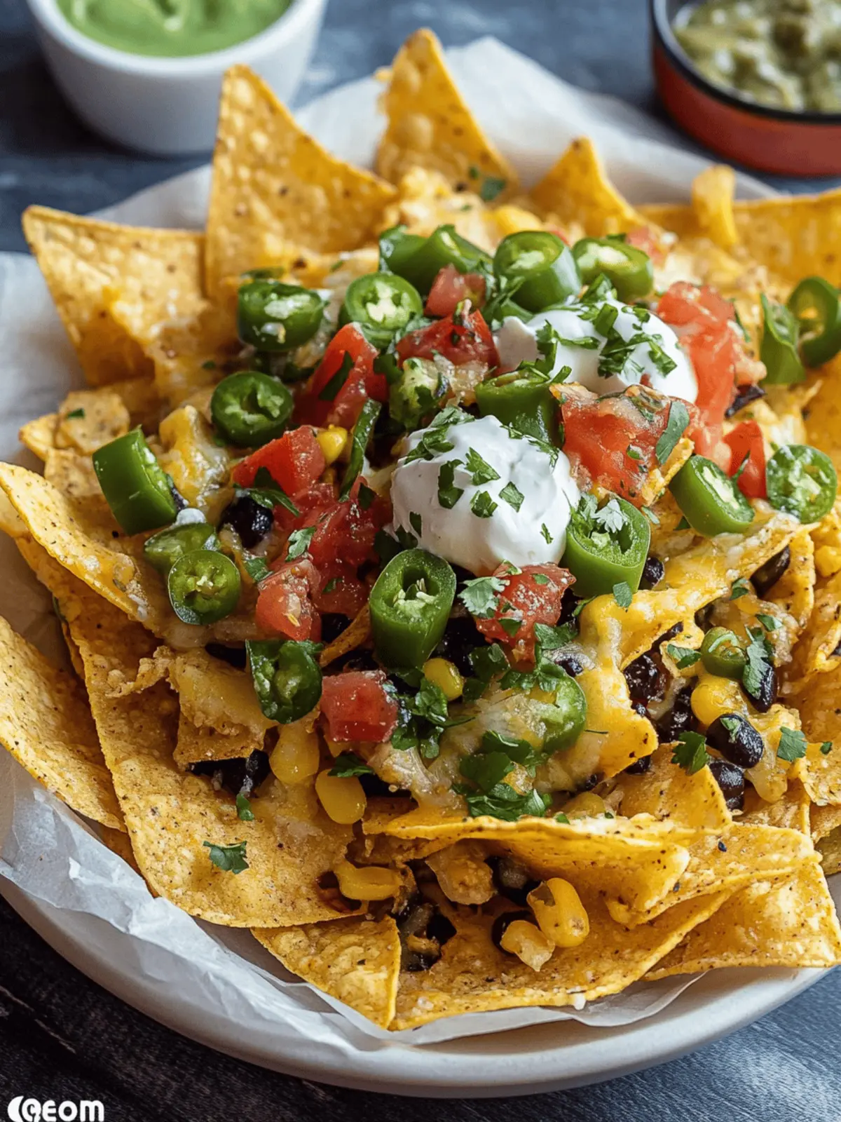 Loaded Vegetarian Nachos: Quick, Cheesy Delight for Everyone