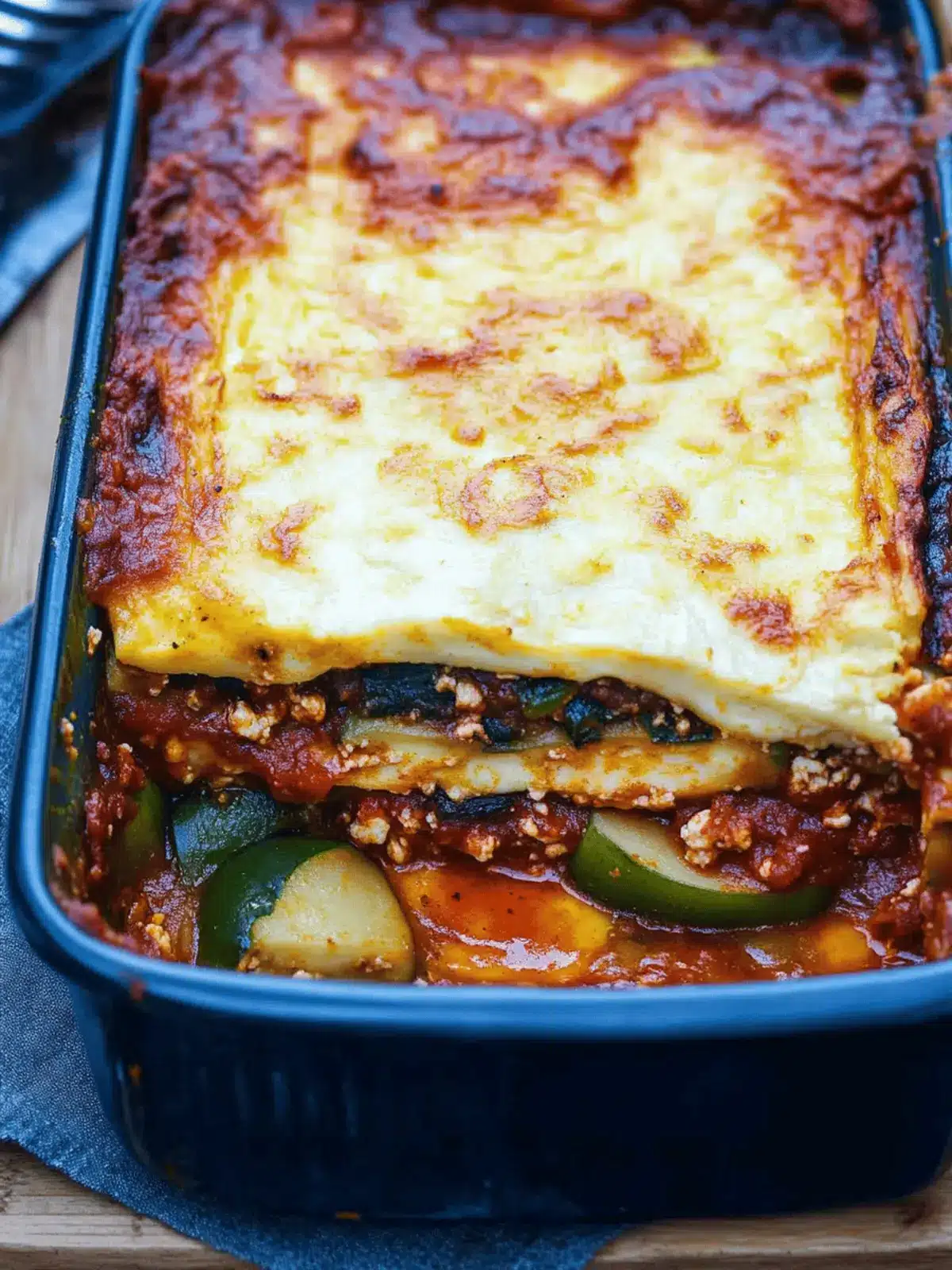 Delicious Vegetarian Moussaka with Creamy Bechamel Magic