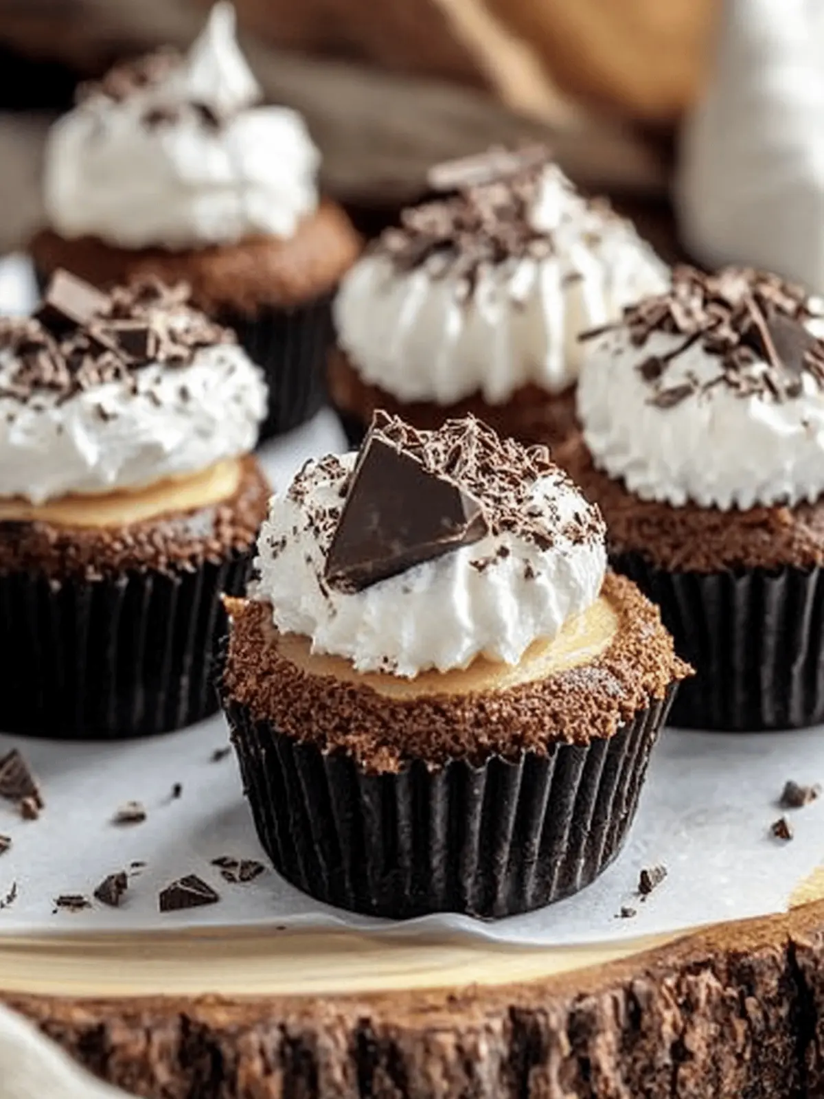 Mini Chocolate Cheesecake Bites