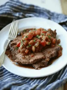 Braised Cinnamon Whiskey Beef Brisket