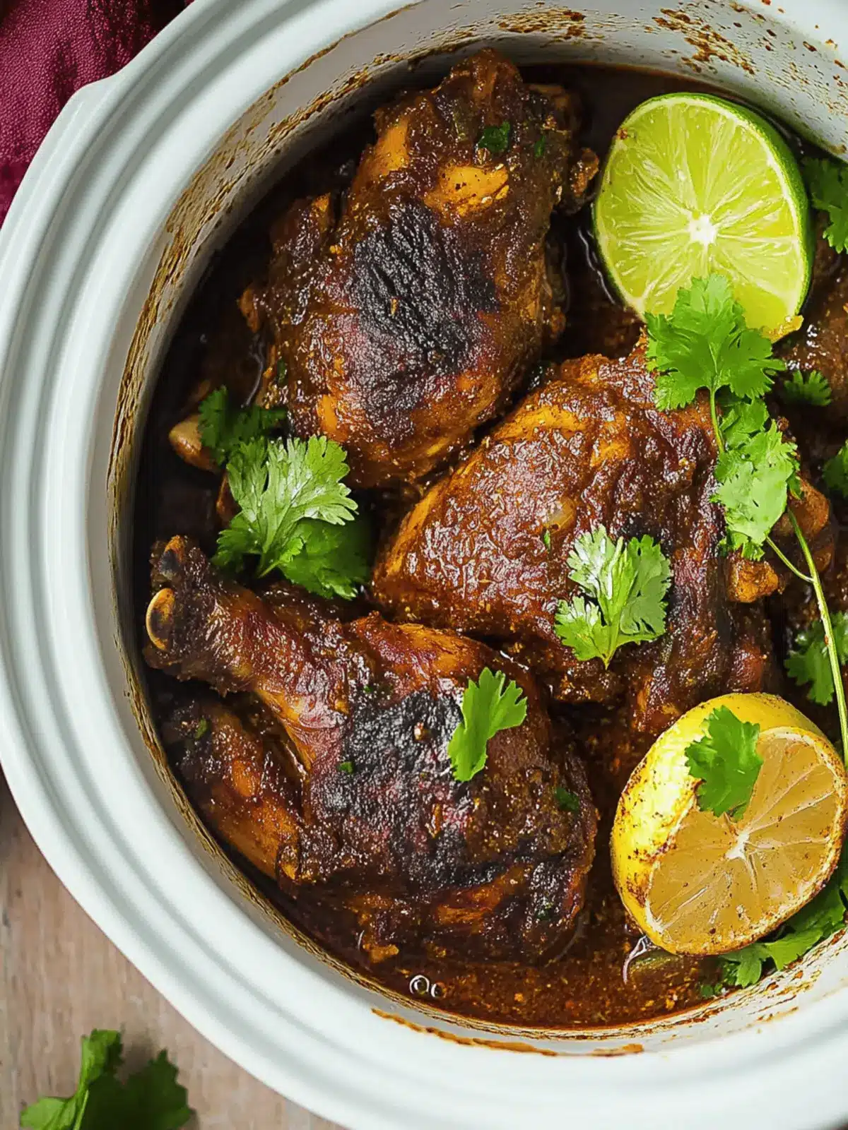 Slow Cooker Jamaican Jerk Chicken