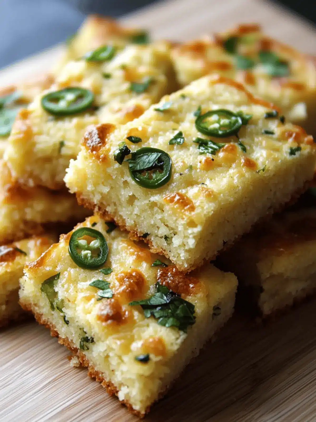 Cheesy Jalapeño Shortbread