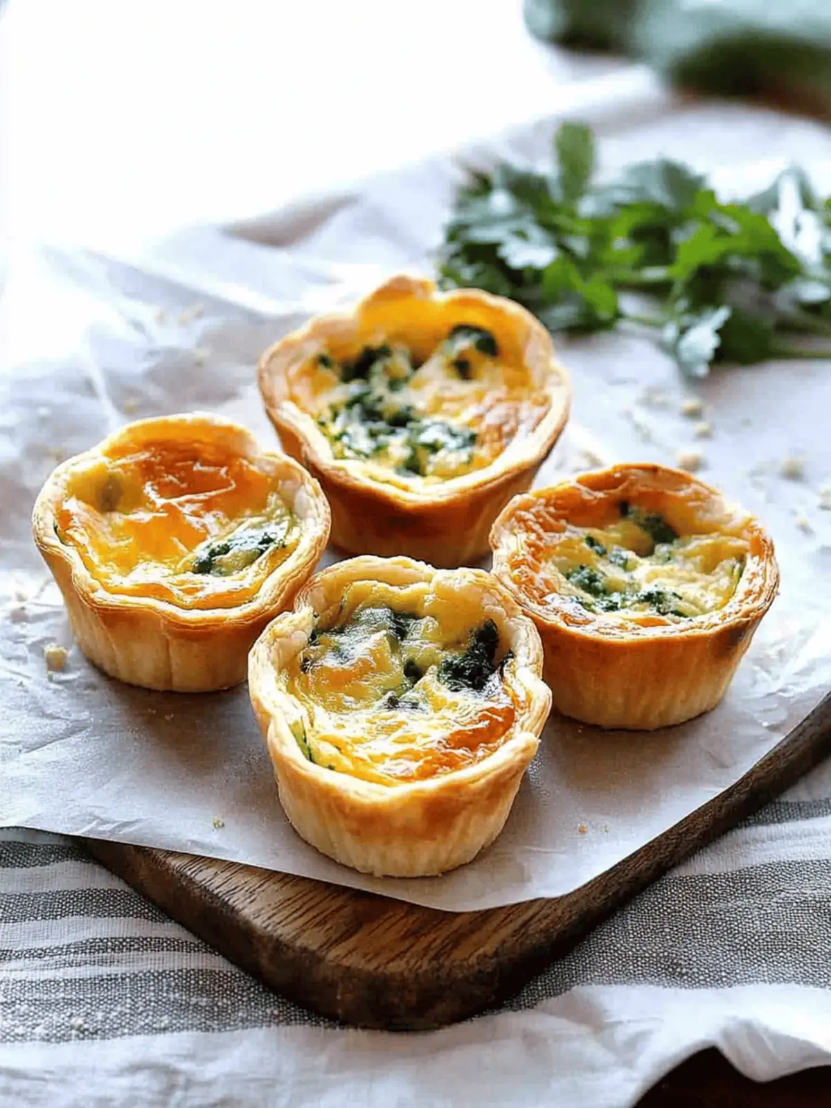 Quiche Toast Cups