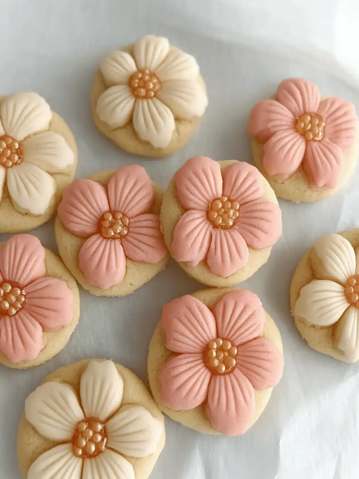 Cute Flower Sugar Cookies That Will Brighten Your Day