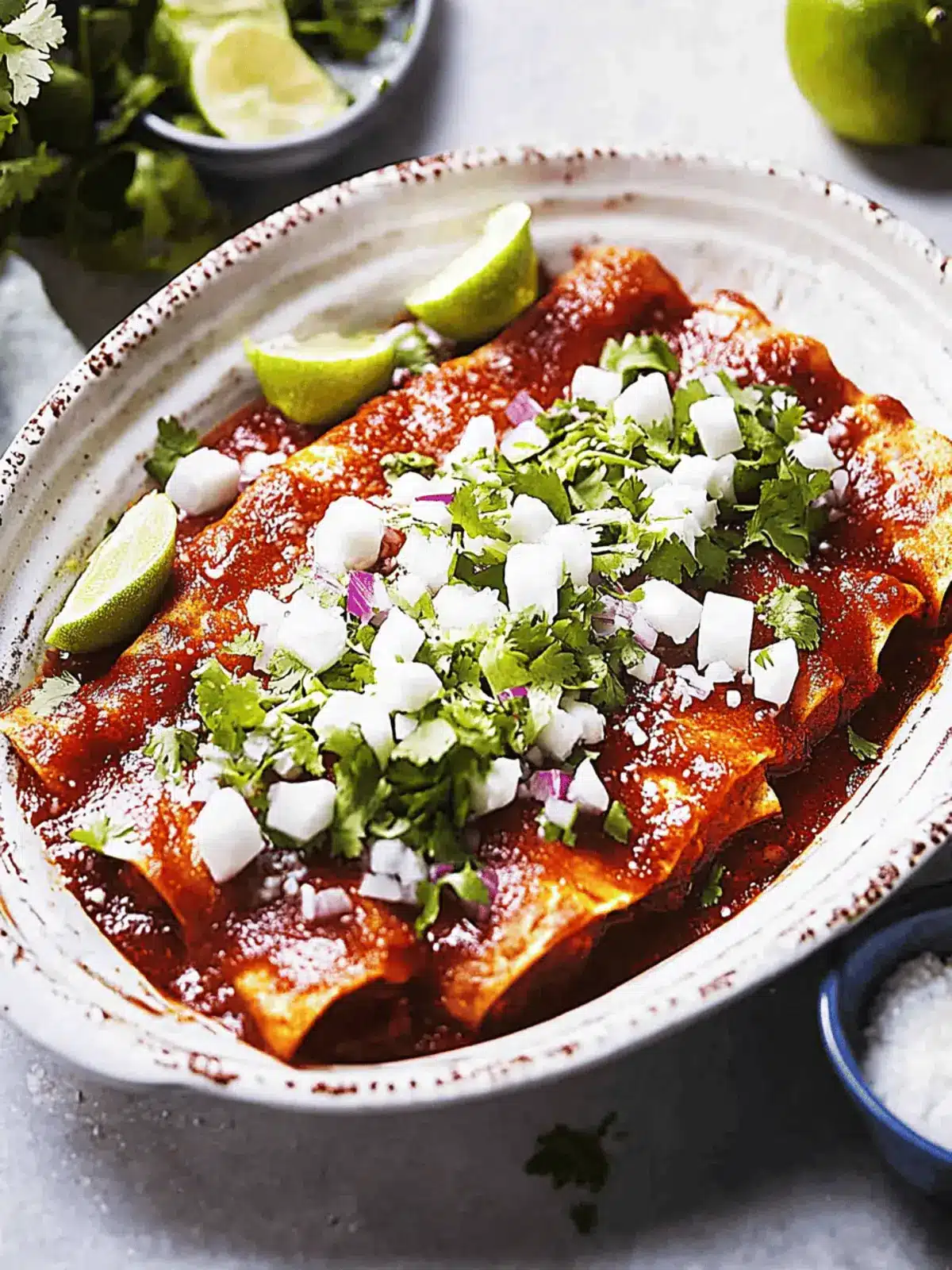 Enchiladas Rojas (Red Enchiladas)