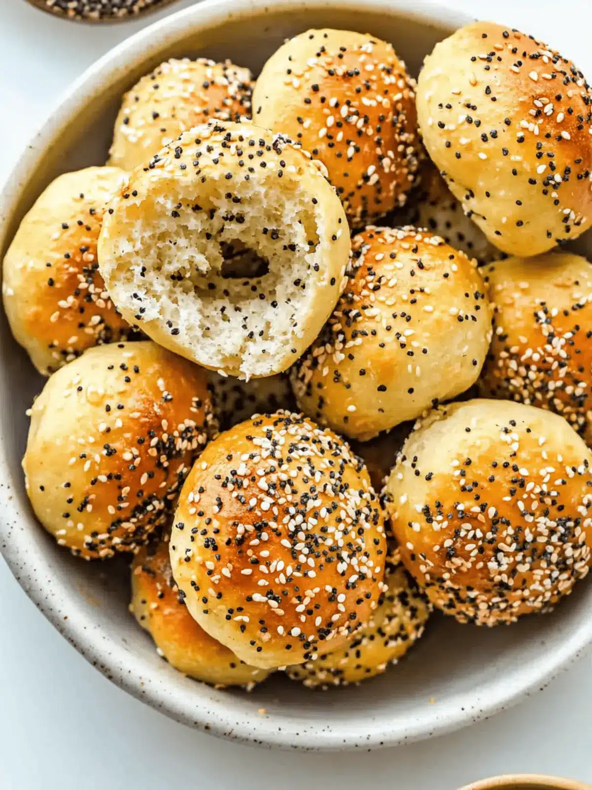 Air Fryer Mini Bagels