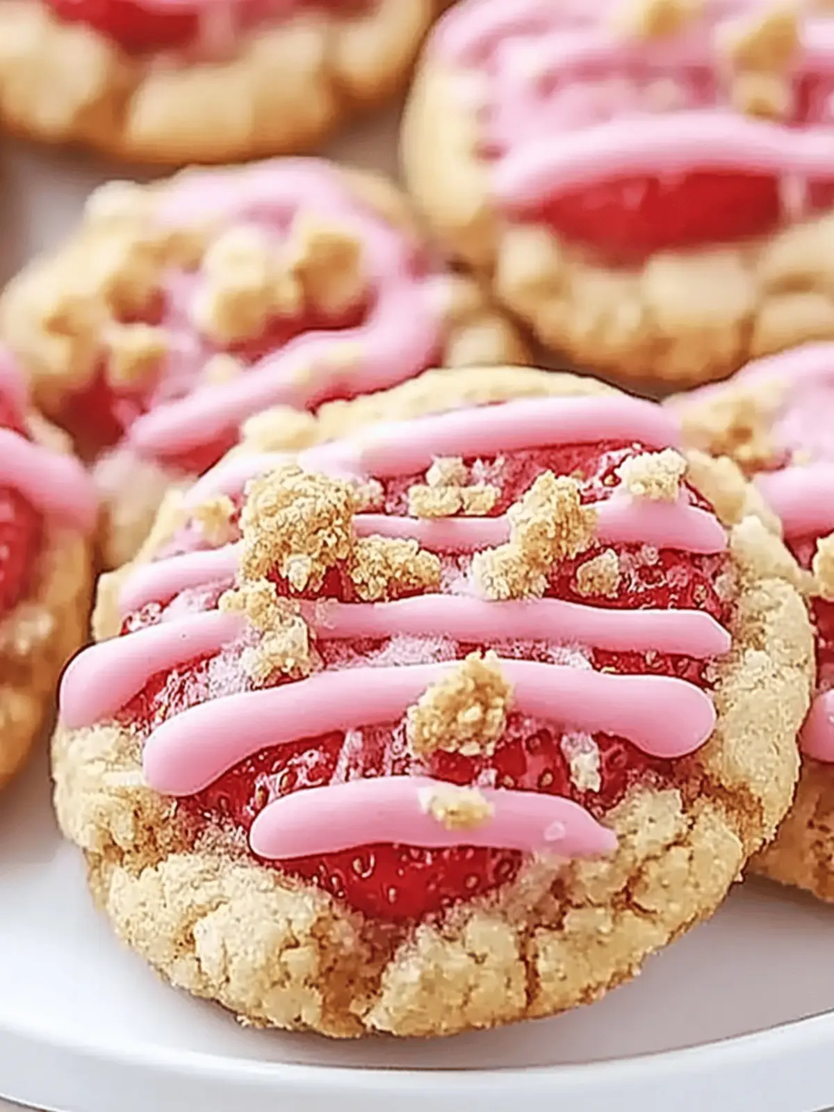 Strawberry Crunch Cookies