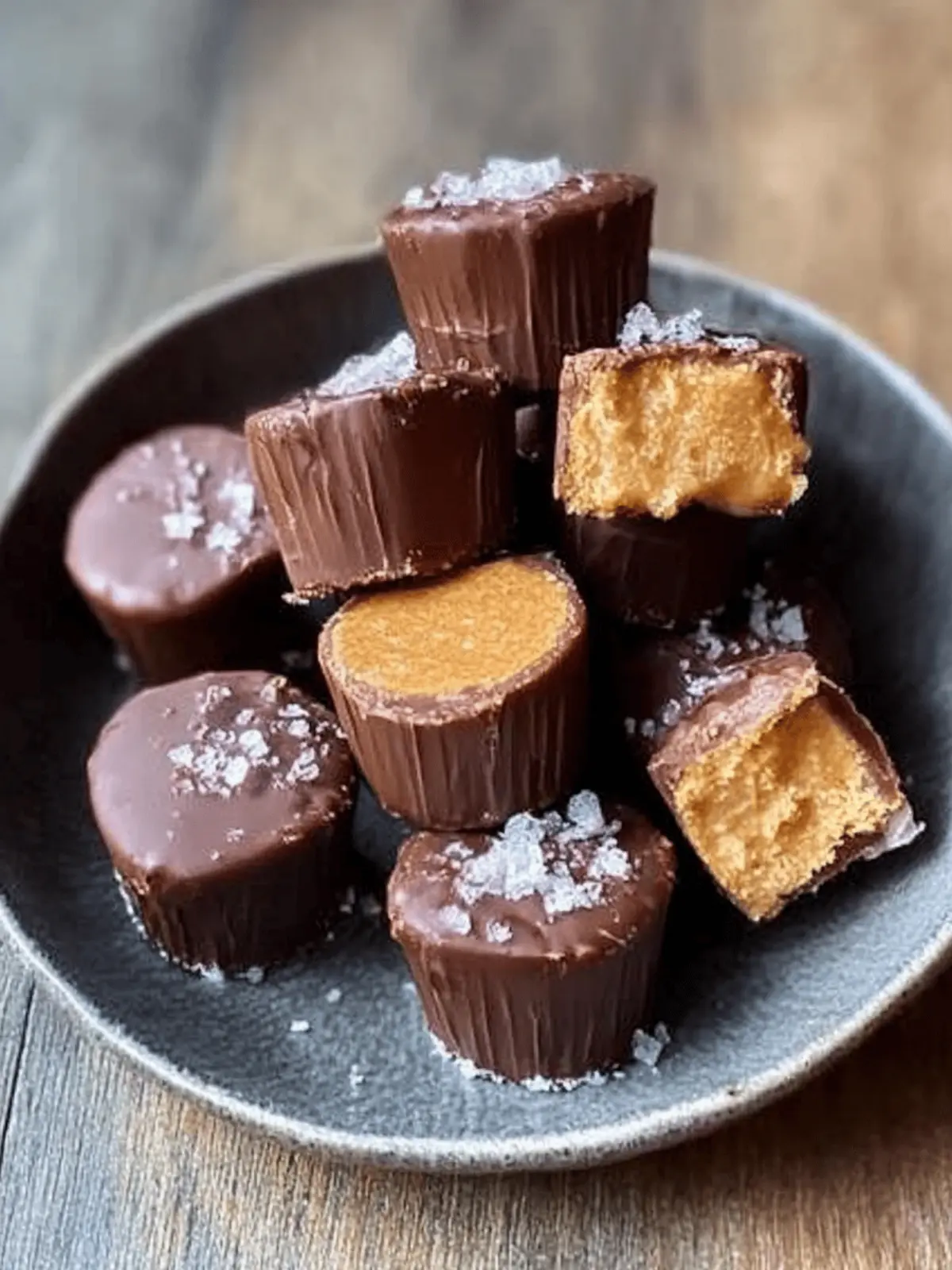 Healthy Twix Cups (Vegan)