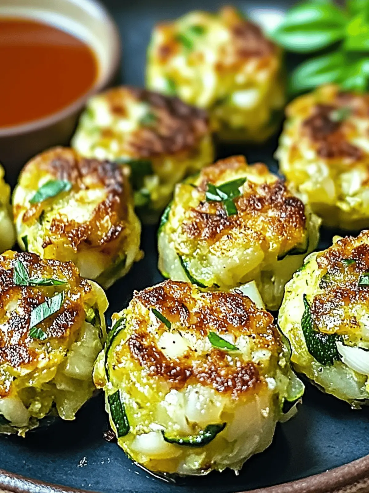 Savory Zucchini Garlic Bites: A Crispy Appetizer Delight