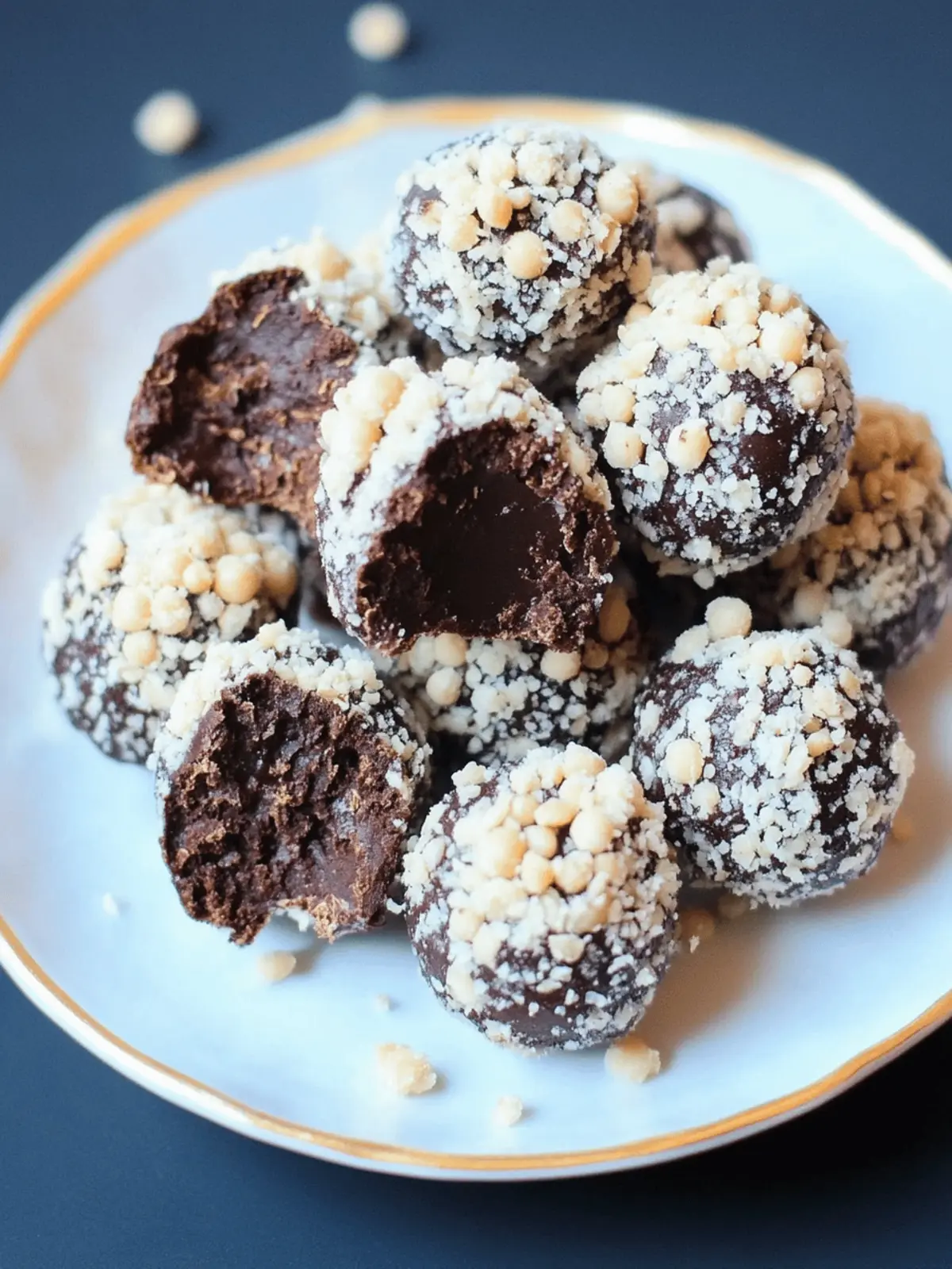 Healthy Chocolate Chickpea Truffles [Easy Recipe