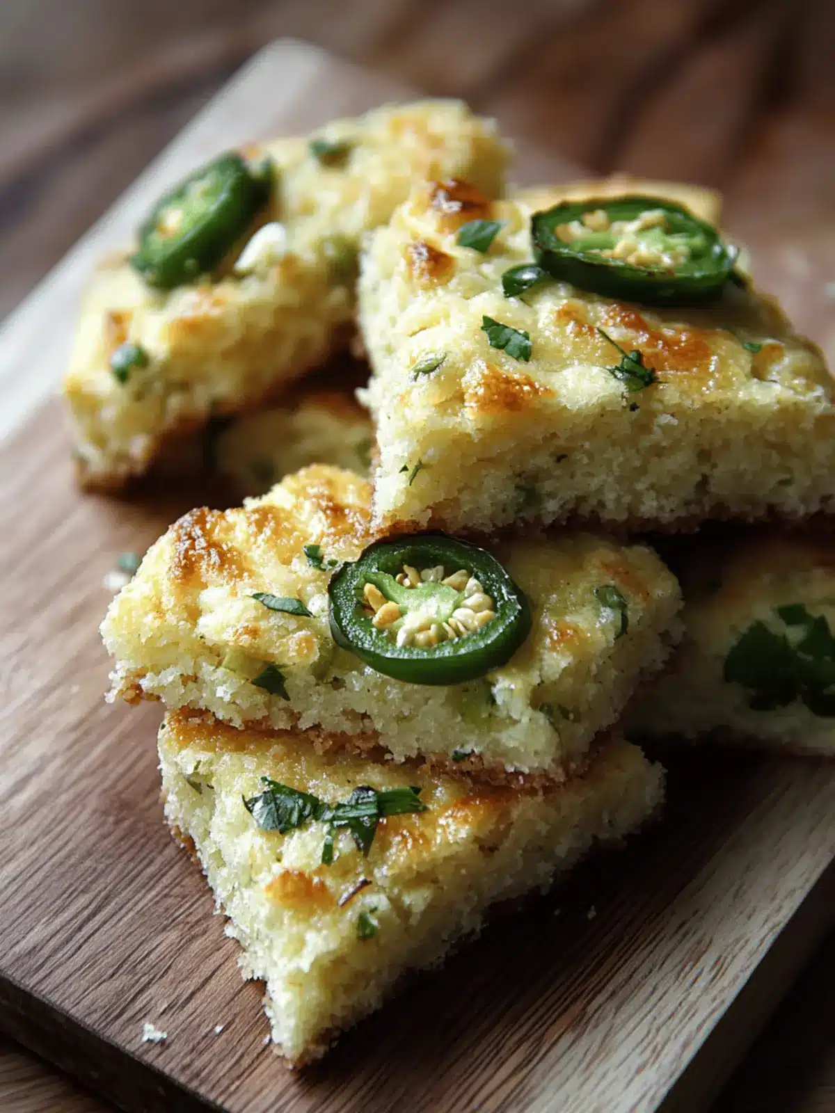 Cheesy Jalapeño Shortbread