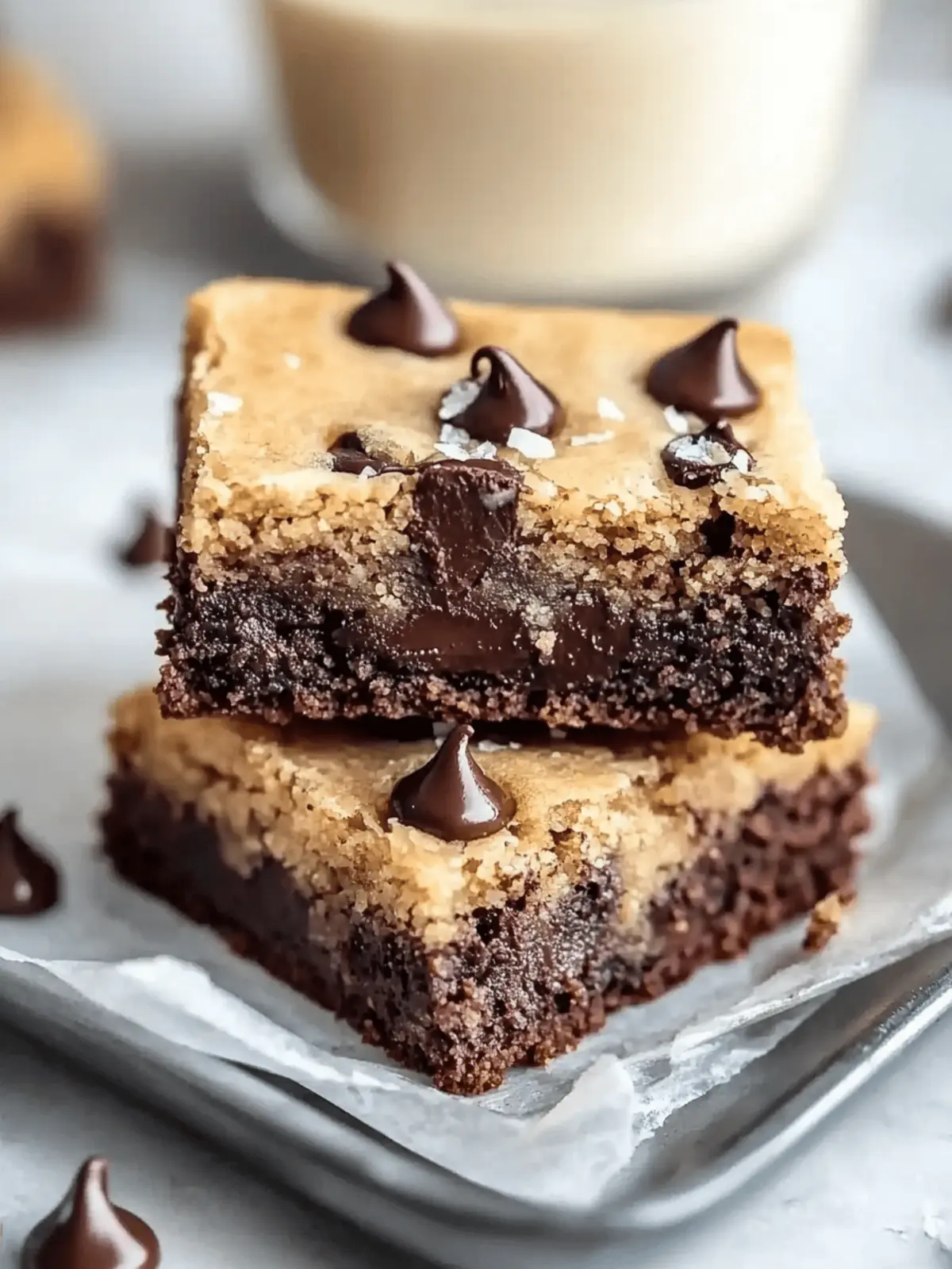 Double Layer Vegan Brookies