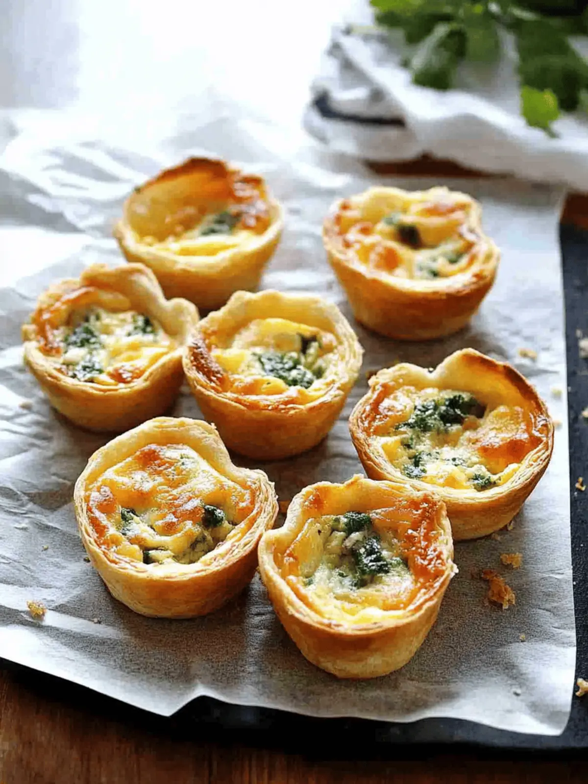 Quiche Toast Cups